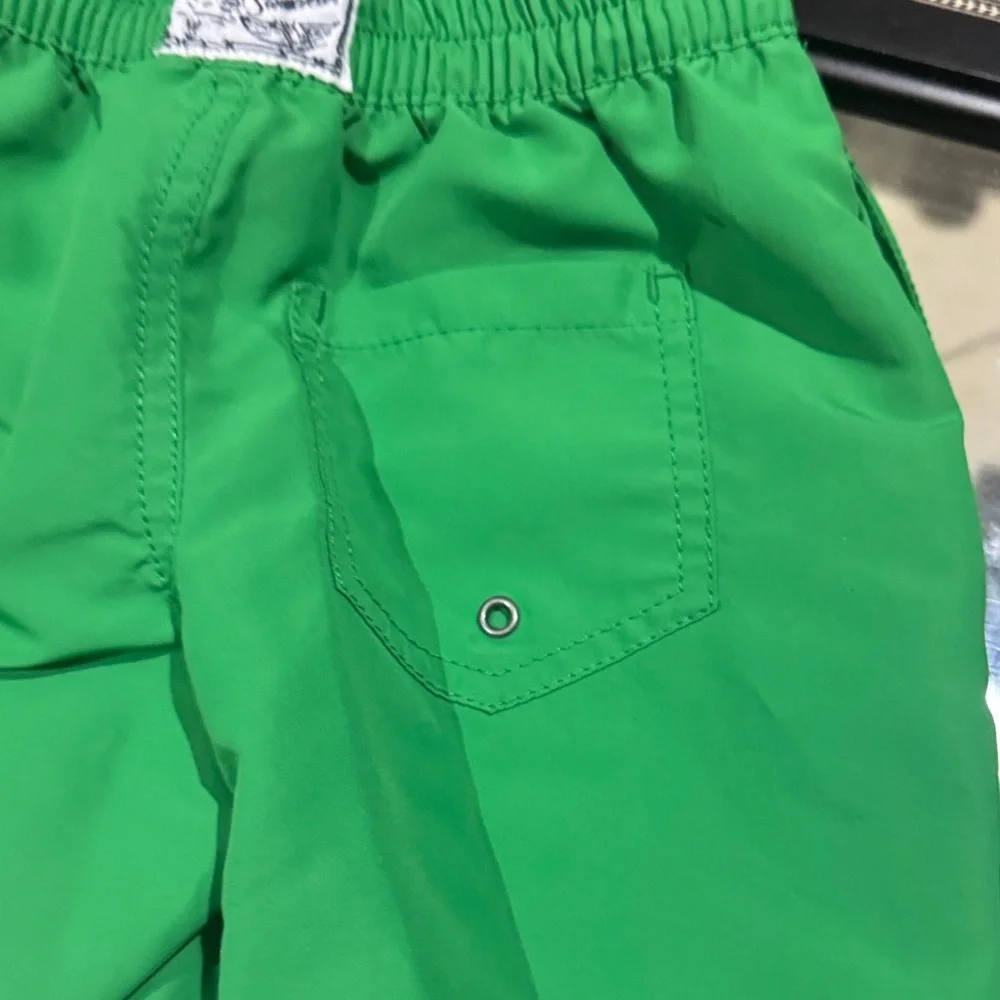Ralph Lauren Kids Bright Green Shorts